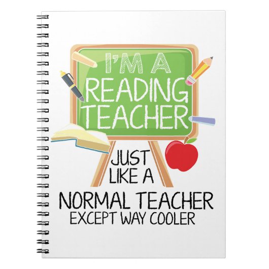 Lehrer lesen notizblock (Vorderseite)