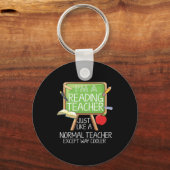 Lehrer lesen schlüsselanhänger (Vorderseite)