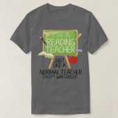 Lehrer lesen T-Shirt (Design vorne)