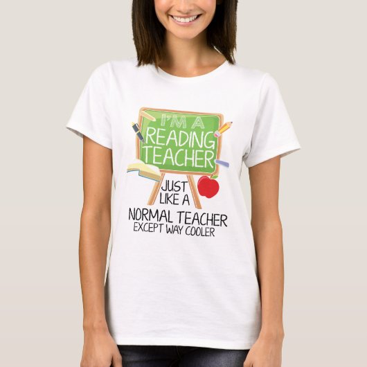 Lehrer lesen T-Shirt (Vorderseite)