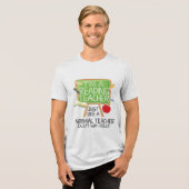 Lehrer lesen Tri-Blend shirt (Vorderseite voll)
