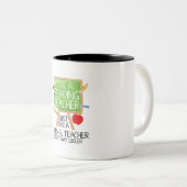 Lehrer lesen zweifarbige tasse (VorderseiteRechts)