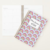 Lehrer LESSON PLANNER MIT NAME Regenbogen Thema Planer (Anzeige)