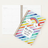 Lehrer LESSON PLANNER MIT NAME Regenbogen Thema Planer (Anzeige)