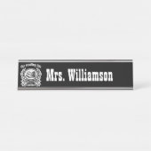 Lehrer Libarian Lesebücher Schreibtischnamensplakette (Vorderseite )