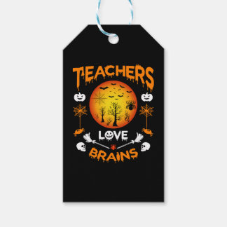 Lehrer Liebe Gehirne Funny Halloween T Shirt Geschenkanhänger
