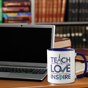 Lehrer Liebe Inspiriert Lehrer Inspiration Tasse