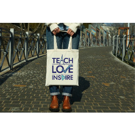 Lehrer Liebe Inspiriert Lehrer Inspiration Tragetasche