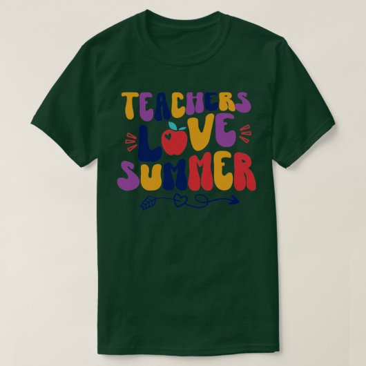 Lehrer Liebe Sommer T-Shirt (Design vorne)