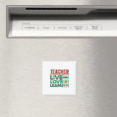 Lehrer Live-Liebe lernen Magnet (In Situ (Geschirrspüler))