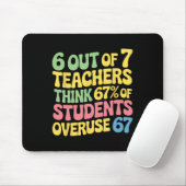 Lehrer Lustig Überbeanspruchung 67 Lehrer 100 Tage Mousepad (Mit Mouse)