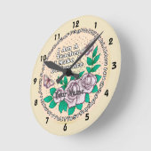 Lehrer macht Differenzuhr Runde Wanduhr (Winkel)