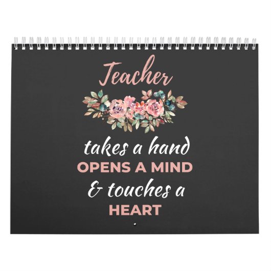 Lehrer macht eine Hand öffnet einen Geist Kalender (Titelbild)