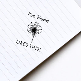 Lehrer mag es, wenn es Lüster belohnt Gummistempel