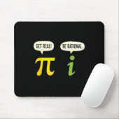 Lehrer Mathe Pi Echt Sein Sei Rational Lustige Mat Mousepad (Mit Mouse)