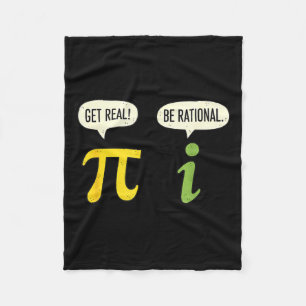 Lehrer Mathe Pi Echt Sein Sei Rational Lustiger Ma Fleecedecke
