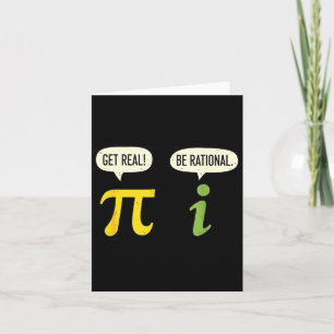 Lehrer Mathe Pi werde echt sei rational Lustige Ma Karte