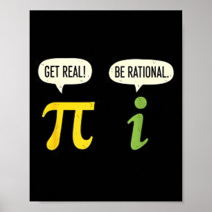 Lehrer Mathe Pi werde echt sei rational lustiger M Poster