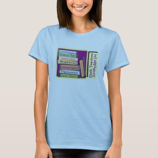 LEHRER Mathelehrer addieren wirklich oben T - T-Shirt (Vorderseite)