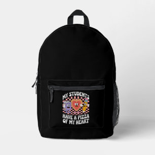 Lehrer Meine Schüler haben eine Pizza von meinem H Bedruckter Rucksack