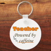 Lehrer mit Coffein Schlüsselanhänger (Vorderseite)
