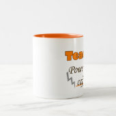 Lehrer mit Coffein Zweifarbige Tasse (Mittel)