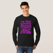 Lehrer mit einer Einstellung oder Coach strenge Di T-Shirt (Vorne ganz)