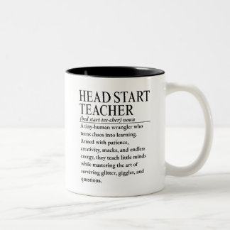 Lehrer mit Vorsprung Zweifarbige Tasse