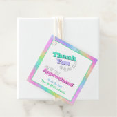 Lehrer/Mitarbeiter-Wertschätzung Danke, Geschenk-T Geschenkanhänger (Beispiel)