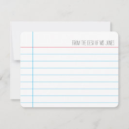 Lehrer - Mitteilungskarten (Anpassen)