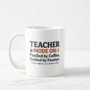 Lehrer-Modus-An-Zitate im Stil Kaffeetasse