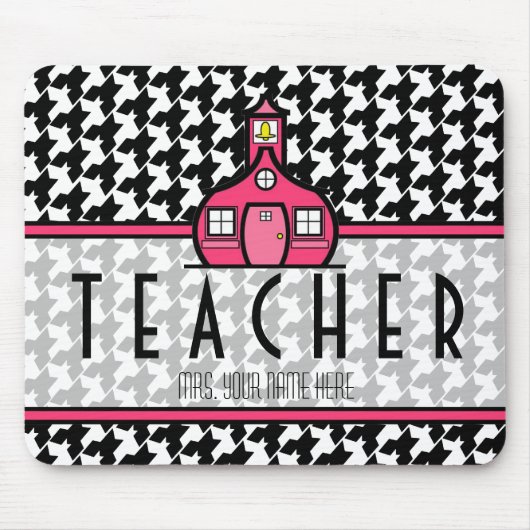 Lehrer Mousepad - Hahnentrittmuster (Vorne)