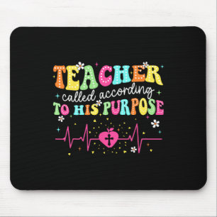 Lehrer nach seinem Zweck christlich berufen Mousepad