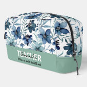 Lehrer Namensschild Accessoire-Etuis Waschbeutel (Rechte Ecke)