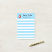 Lehrer nennen coolsten rote Apfelfüßer Post-it Klebezettel (Auf Schreibtisch)