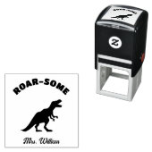 Lehrer Niedlich Dinosaur Lob für die Ermutigung Permastempel (Beispiel)