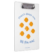 Lehrer Niedlich Inspiration Sprichwort Goldfish Klemmbrett (Rechts)