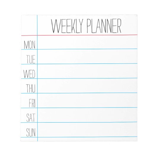 Lehrer - Note Pad Notizblock (Vorderseite)