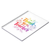 Lehrer-Notebook - Danke, Lehrer! Notizblock (Linke Seite)