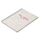 Lehrer-Notebook zurück zum Spiralbuch der Schule Notizblock (Linke Seite)