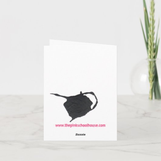 Lehrer Notecard - malen Sie Spritzer Apple (Rückseite)