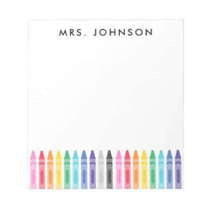 Lehrer Notepad Notizblock