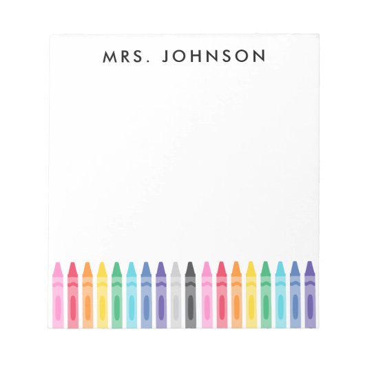 Lehrer Notepad Notizblock (Vorderseite)