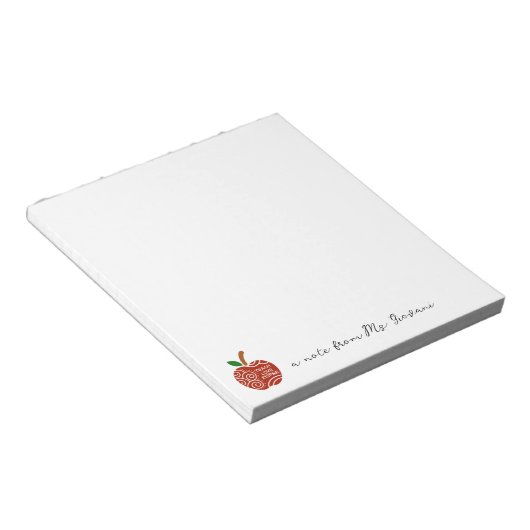 Lehrer Notepad Notizblock (angewinkelt)