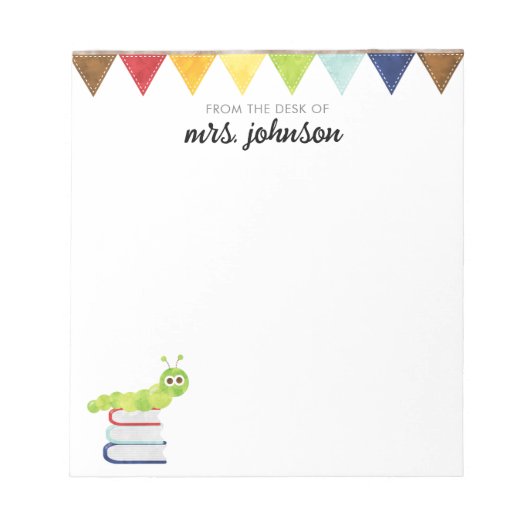 Lehrer Notepad Notizblock (Vorderseite)