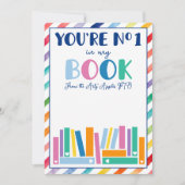 Lehrer Nr. 1 in meinem Gutscheinhalter für das Buc Einladung (Vorderseite)