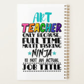 Lehrer nur wegen Vollzeit-Multitasking Planer (Rückseite)