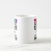 Lehrer nur, weil Vollzeit Multi-Tasking Ninja Kaffeetasse (Mittel)