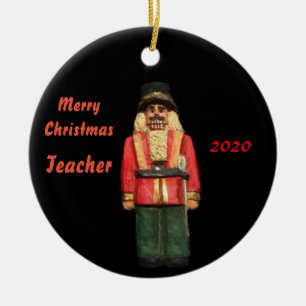 LEHRER NUTCRACKER 2020 XMAS COLLECTOR ORNAMENT