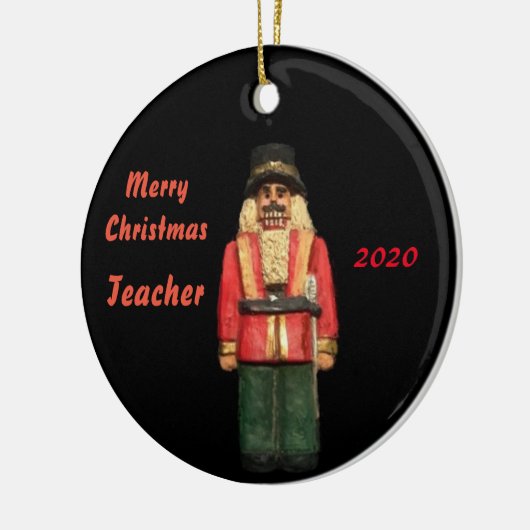 LEHRER NUTCRACKER 2020 XMAS COLLECTOR ORNAMENT (Links)